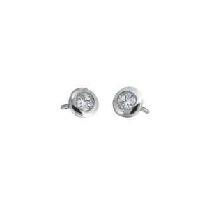 Heinz Mayer - Solitairohrstecker 0.50 ct.