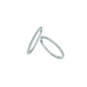 Clioro - Scharnier-Creolen, poliert