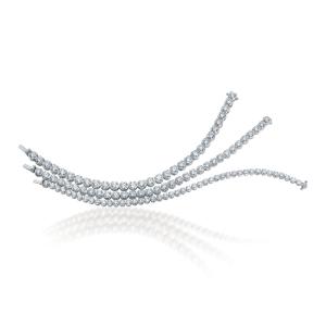 Heinz Mayer - Brillantarmband in Krappenfassung